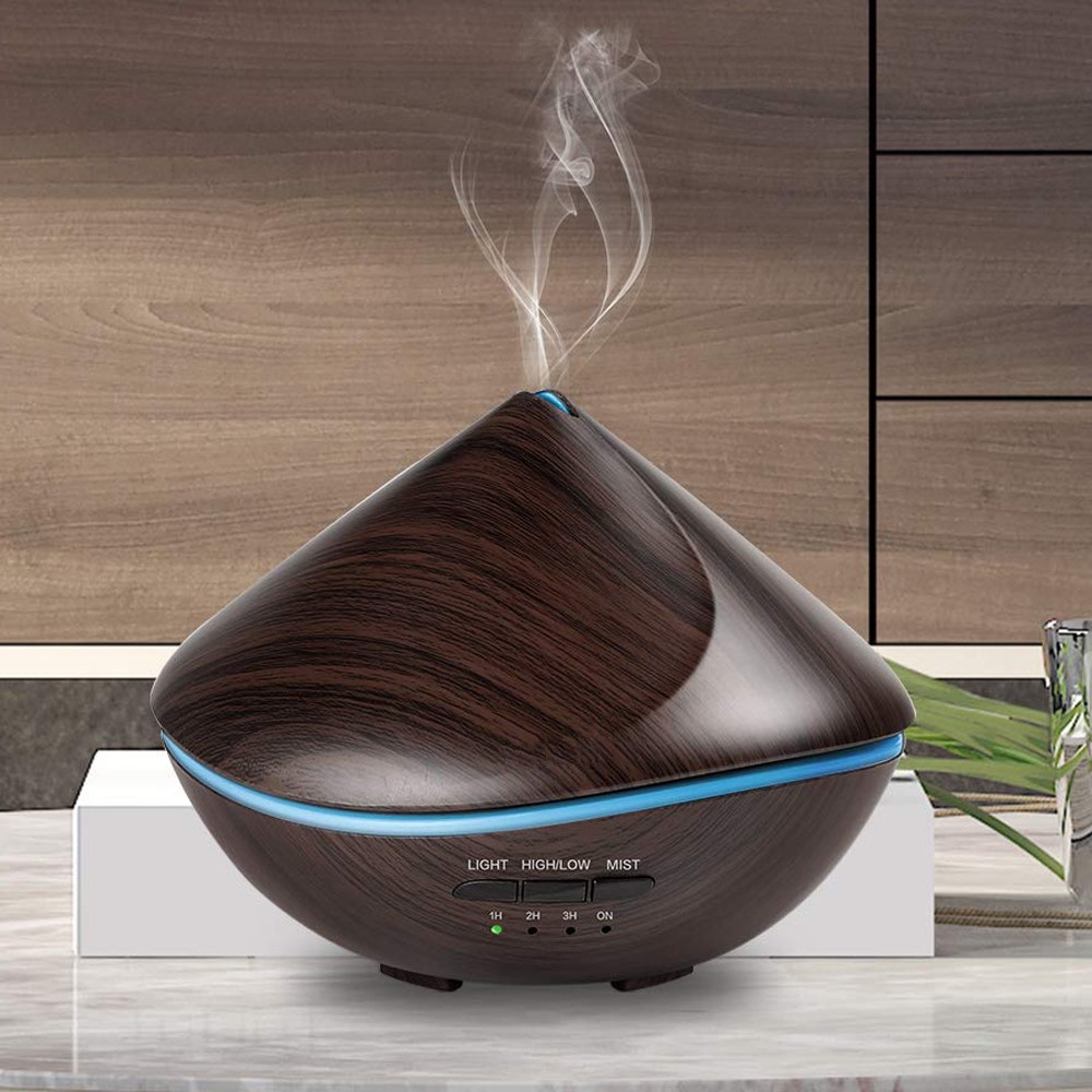 Sand Dune Shape 500ml Wood Grain Aromatherapy Diffuser