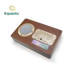 Equantu Wood 18 Reciters Azan Clock Player Bluetooth 4.0