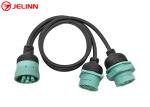 Deutsch 9 Pins J1939 Connector Male Female Split Y Cable