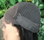 Natural Black Short Cut Bob Kinky Curly 13X4 Deep Lace Front Wig Preplucked