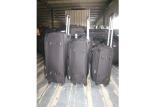 Colorful 4 Wheel Soft Trolley Luggage Set Of 3 With Silver Iron Trolley 20 / 24