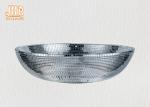 Silver Mirror Mosaic Fiberglass Flower Pots Modern Style Indoor Decoration