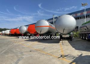 Quality Q235 Carbon Steel Fuel Tank Semi Trailer With One Compartment For Bulk Transport wholesale
