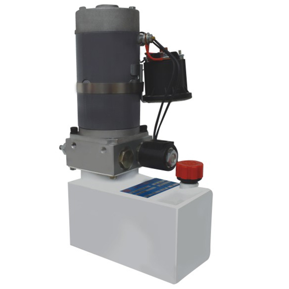 24v Dc Single Action Forklift 12 Volt Hydraulic Pump Motor Units