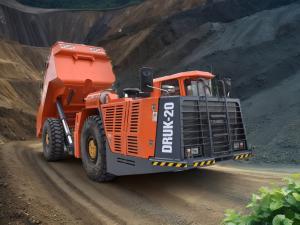 Quality Original VOLVO Engine DERUI Underground Dump Truck Payload 20 Tons wholesale