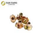 Furniture Accessory Zinc Plated Fastening T-Nuts Metal Screws