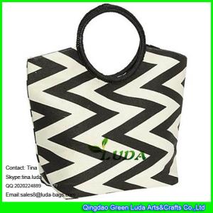 Quality LUDA women's straw handbag casual paper straw travel shoulder bag wholesale