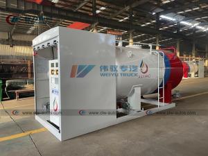 Quality 5MT 10000L LPG Skid Station With Cylinder Filling Dispenser In Nigeria wholesale