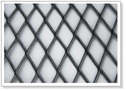 Quality Black Steel Expanded Metal Sheets Diamond Mesh For Highway / Residence wholesale