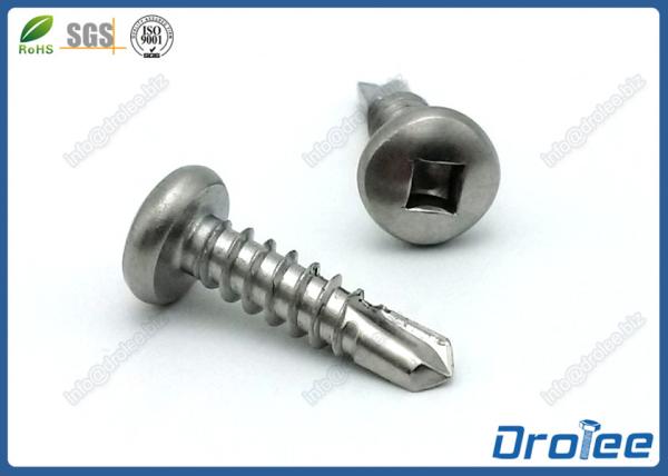 Cheap 304 / 18-8 Stainless Steel Square Pan Head Self Drilling Tek Screw for sale