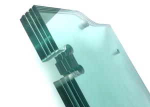 Quality Safety Clear Tempered Glass , High Strength 8mm Float Glass For Guardrail wholesale