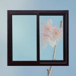 Frame Black PVC Sliding Windows Double Glazed Upvc Sliding Sash Windows
