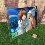 Thornless Advertising Acrylic Tabletop Display Stands Cartoon Character Pattern