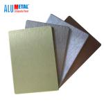0.15mm 6mm Brushed Aluminum Composite Panel Alloy Sheet 1250x2440mm PE Core