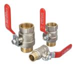 Male And Female Threaded Brass Lever Ball Valve 1 Inch 2 Inch Threaded End For