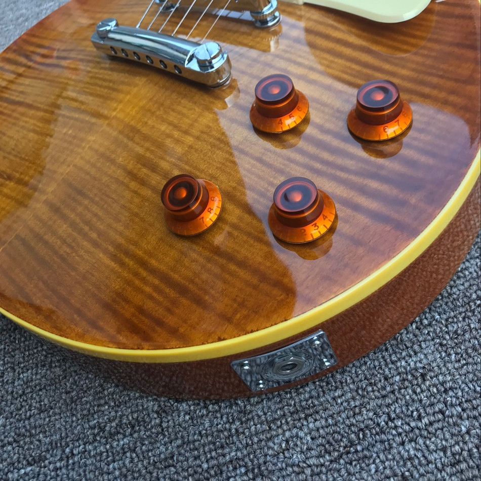 Custom store 1959 R9 tiger flame LP electric guitar