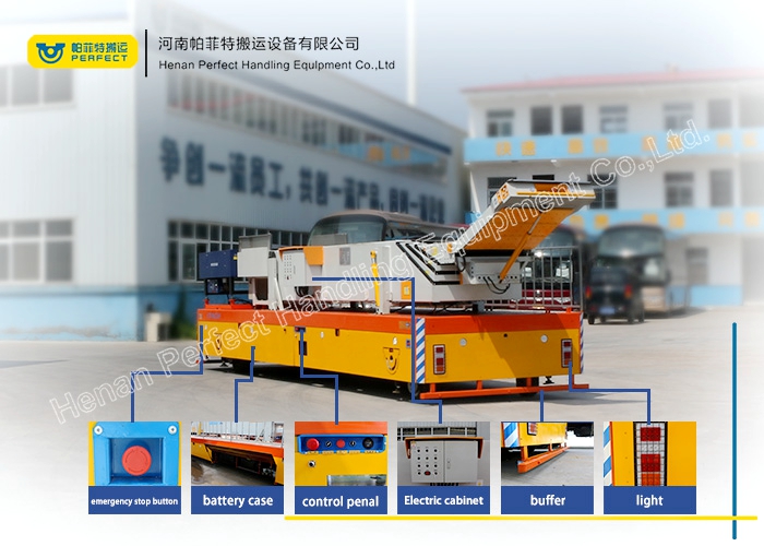 Bay to Bay Cement Shunter Trolley Motorized Heavy Transporter