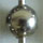 10mm Steel Metal Bead Ball Curtains Bronze Sheer Curtains With Gold Beads