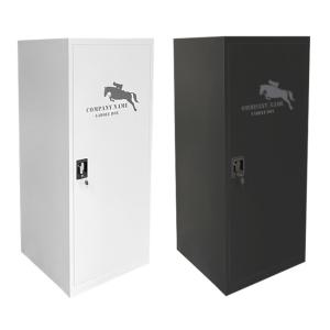 Quality Lockable Large White Metal Horse Equipment Saddle Box 140x60x60cm wholesale