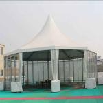 Luxury Pagoda Top Multi Sided Tent 20x30 Aluminum Alloy Glass Wall