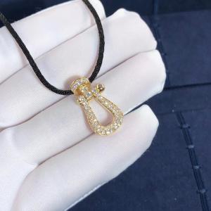 Quality Force 10 Pendant Hot Selling 18k Gold Necklace Fashion Fine Natural Stone Diamond Gold Pendant Necklace wholesale