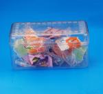 Food Storage Plastic Storage Canisters Square Shape Crown Lid Sealing 53G