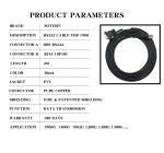 Flexible DB9 Straight RS232 Cable PVC Material For Honeywell 1900 1200 1300