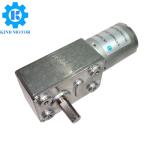 24V DC Worm Gear Motor Rs370 Low Noise Carbon Brushed For Home Appliance