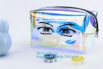 cosmetic zipper bag clothes bags, Slider zipper stand up bag, Plastic Cosmetic