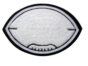 Quality Clothing Towel Embroidered Patches Sewing on Hot / Laser Cut Border wholesale