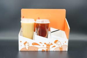 Quality High Quality Factory Customized Cardboard Kraft Holder 2 4 6 Pack Beverages Carrier Holder Box Corrugated Cardboard wholesale
