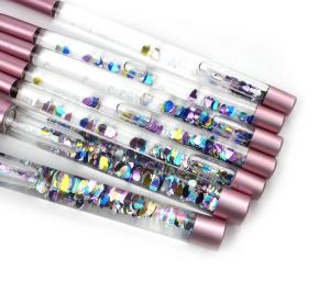 Quality Fantastic professional liquid plastic handle makeup brush sets wholesale