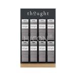 Creative Custom Displays 2-way Wooden Retail Sock Display Rack