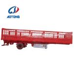 Semi-Trailer 3 Axles 60 Tons Animal Poultry Grid Positions Fence Stake Cargo