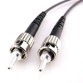 ST/PC To ST/PC Plastic Patch Cord 650nm Wavelength 0.25mm Core / Clad 1.0mm Outer Jacket