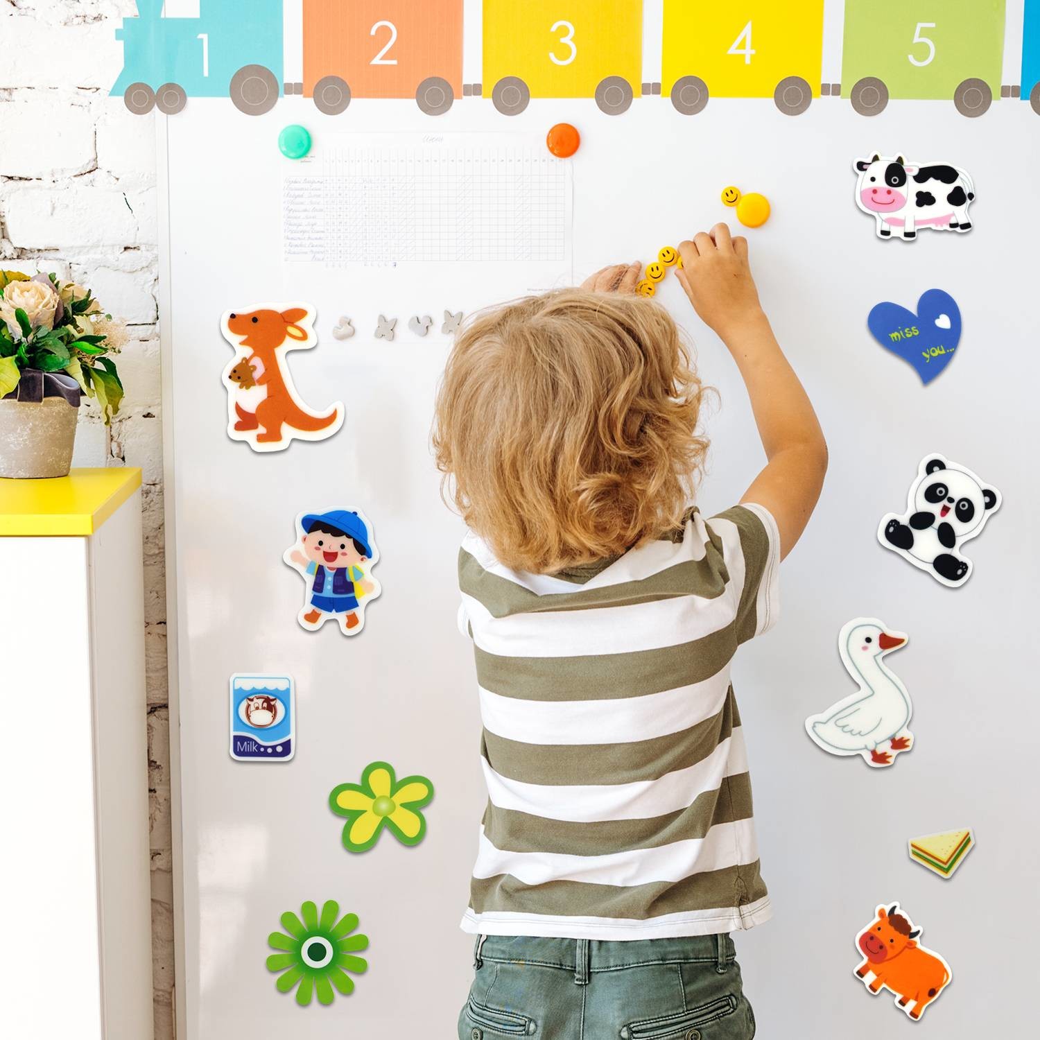 Removable Reusable Preschool Books Children Learning Toy Eco Friendly