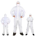 Breathable Disposable Non Woven Coverall 25gsm-70gsm Safety Protection Clothing