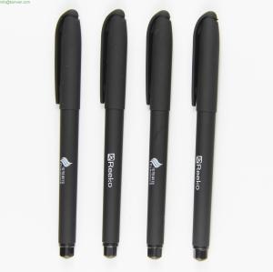 Quality New Promotional Plastic Pen For Advertising/OEM LOGO pen, black gel ink pen wholesale