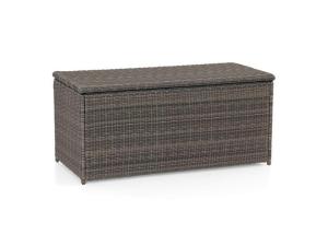 Quality Aluminum Frame Garden Wicker Cushion Storage Box High Density Weaving wholesale