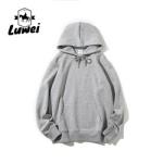 Embroidered Blank Felpa 80% Cotton 280g Sweatshirts Fitted Heavy Men Pullover