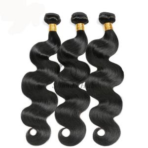 Quality Natural Black Body Wave Remy Human Hair Bundles Sew In Weave Bundles Brazilian Bundle Deals wholesale