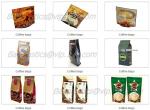 Printed Custom Plastic Green Tea Bag, Flat Bottom Metalized Skinny Tea Packing