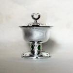 Arab high-grade fine silver goblet circular Sugar Bowl
