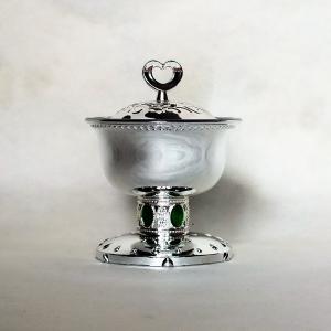 Quality Arab high-grade fine silver goblet circular Sugar Bowl wholesale