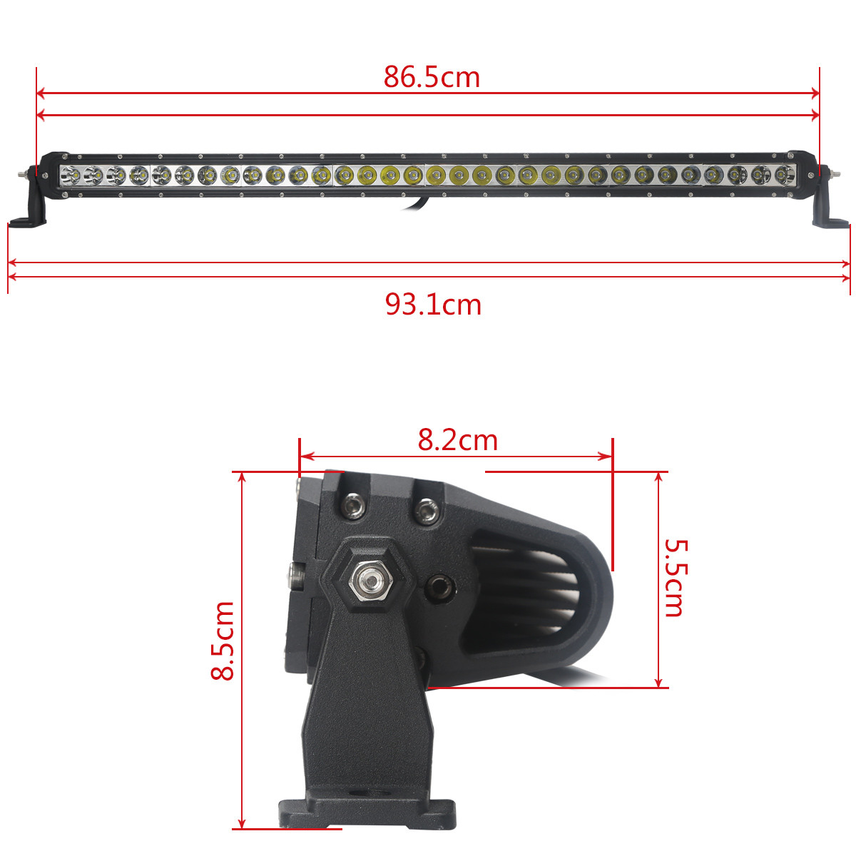 F Style 160W 5W 32LED CREE LED LIGHT BAR 6000K 10-30V Spot beam, Flood Beam, Combo Beam