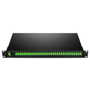 Quality 1x32 Optic PLC Splitter Single Mode 1U 19 Inch Rack Mounted wholesale