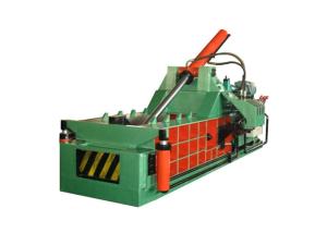 Quality Green 2000Kn Hydraulic Baling Machine Scrap Metal Baler 15*2kw wholesale