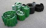 Industrial Equipment Incline PVC Conveyor Belt With Extruded Polyurethane