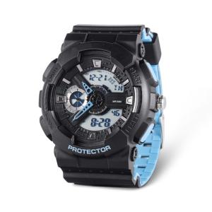 Quality LCD Digital Watch with Stainless Steel Caseback, 5ATM Water Resistant Quartz Chronograph Watch,Digital Sport Watches wholesale
