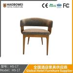 Haobowei Furniture Italian Dining Chair Modern Simple Wooden Chair Modern Casual